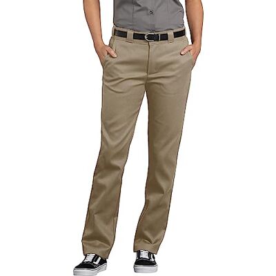 Dickies men’s slim straight work trousers / sports trousers (S/Stght Work Pant) Beige (Khaki), size: 32W / 32L Dickies men’s slim straight work trousers / sports trousers (S/Stght Work Pant) Beige (Khaki), size: 32W / 32L