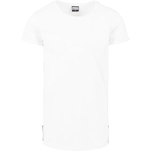 Urban Classics Urban Classic Men's Long Shaped Side Zip Tee T-Shirt, (White), S Urban Classics Urban Classic Men's Long Shaped Side Zip Tee T-Shirt, (White), S
