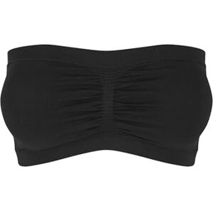 Urban Classics Women's Ladies Pads Bandeau Vest, Black (Black 7), XL Urban Classics Women's Ladies Pads Bandeau Vest, Black (Black 7), XL