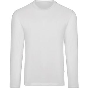 Trigema Men's Long-Sleeved Shirt, 636501 (636501) White Plain, size: 3xl Trigema Men's Long-Sleeved Shirt, 636501 (636501) White Plain, size: 3xl