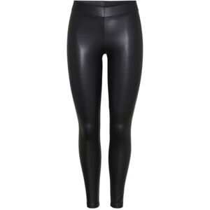PIECES Shiny Women's Leggings (New Shiny Leggings Noos) Black (Black Black), size: m-l PIECES Shiny Women's Leggings (New Shiny Leggings Noos) Black (Black Black), size: m-l