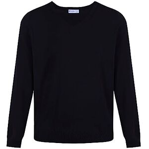 Trutex Boy's 100% Cotton V Neck Jumper, Blue (Navy), 12 Years (Manufacturer Size: X-Small) Trutex Boy's 100% Cotton V Neck Jumper, Blue (Navy), 12 Years (Manufacturer Size: X-Small)