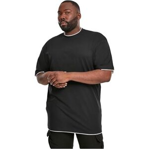 Urban Classics Men's Contrast Tall Tee, Oversize T-Shirt with Contrast Stitching, Loose Fit Cotton, Streetwear Basic for Everyday & Leisure, Black / white, XXL Urban Classics Men's Contrast Tall Tee, Oversize T-Shirt with Contrast Stitching, Loose Fit Cotton, Streetwear Basic for Everyday & Leisure, Black / white, XXL