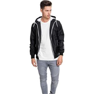 Urban Classics Men's Bekleidung Contrast Windrunner Jacket, Multicoloured (Black/White), (Size: XXX-Large) Urban Classics Men's Bekleidung Contrast Windrunner Jacket, Multicoloured (Black/White), (Size: XXX-Large)