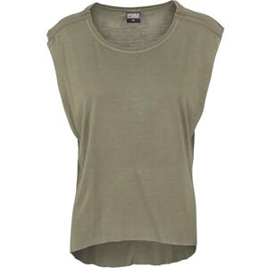 Urban Classics Women's Sleeveless T-Shirt Green Small Urban Classics Women's Sleeveless T-Shirt Green Small