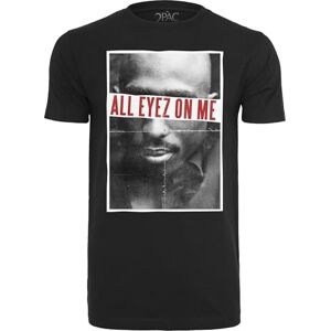 Tee Men's T-Shirt Short-Sleeved 2pac All Eyez On Me Black black Size:Small Tee Men's T-Shirt Short-Sleeved 2pac All Eyez On Me Black black Size:Small