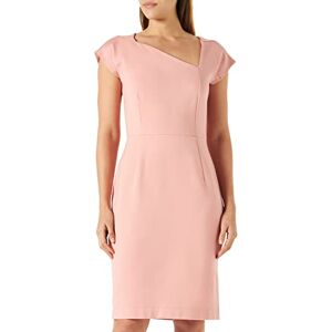 French Connection Women's Lula Stretch SS Asymetric Nk Dress, Rose Tan 9, 40 French Connection Women's Lula Stretch SS Asymetric Nk Dress, Rose Tan 9, 40