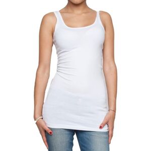 ONLY Women's Onllive Love Long Tank Noos Top (Onllive Love Long Tank Top Noos) White (White White), size: m ONLY Women's Onllive Love Long Tank Noos Top (Onllive Love Long Tank Top Noos) White (White White), size: m