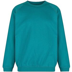 Trutex Unisex Crew Neck Sweatshirt, Green (Jade), 9-10 Years (Manufacturer Size: 25-27" Chest) Trutex Unisex Crew Neck Sweatshirt, Green (Jade), 9-10 Years (Manufacturer Size: 25-27" Chest)