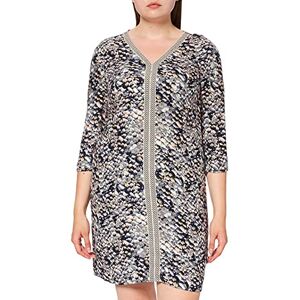 SAINT TROPEZ Women's N6061 Dress, Multicoloured (Tower 163), 40 (Manufacturer Size: L), Multicoloured (Tower 163) SAINT TROPEZ Women's N6061 Dress, Multicoloured (Tower 163), 40 (Manufacturer Size: L), Multicoloured (Tower 163)