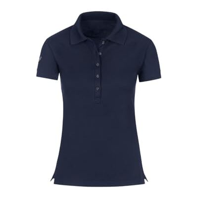 Trigema Crystal Polo Shirt, navy, M Trigema Crystal Polo Shirt, navy, M