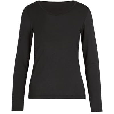 Trigema Women's 542501 T-Shirt, (Black 008), 8 (Size: Small) Trigema Women's 542501 T-Shirt, (Black 008), 8 (Size: Small)