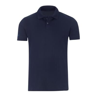 Trigema Unisex Damen Polo-shirt Elast. Piqué Polo Shirt, Blau (blau 046), 38 Trigema Unisex Damen Polo-shirt Elast. Piqué Polo Shirt, Blau (blau 046), 38