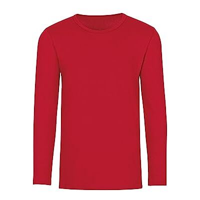 Trigema Long Sleeve Shirt, Red (cherry 036) Trigema Long Sleeve Shirt, Red (cherry 036)