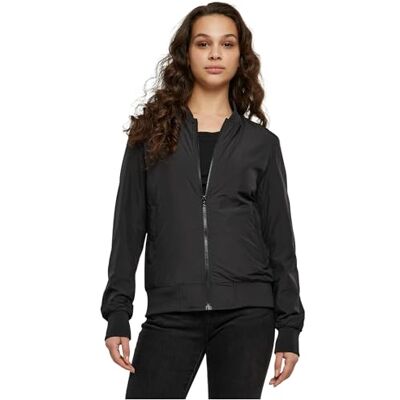 Urban Classics Women's Bomber Jacket, Lightweight Bomber Jacket, Lightweight Flight Jacket, Many Colours, Sizes XS–XL, black Urban Classics Women's Bomber Jacket, Lightweight Bomber Jacket, Lightweight Flight Jacket, Many Colours, Sizes XS–XL, black