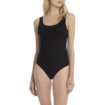 Calida Women's Body ohne Arm ohne Öffnung Mood Plain Bodysuit, Black (Schwarz 992), UK 12 (Manufacturer size: X-Small 36/38) Calida Women's Body ohne Arm ohne Öffnung Mood Plain Bodysuit, Black (Schwarz 992), UK 12 (Manufacturer size: X-Small 36/38)