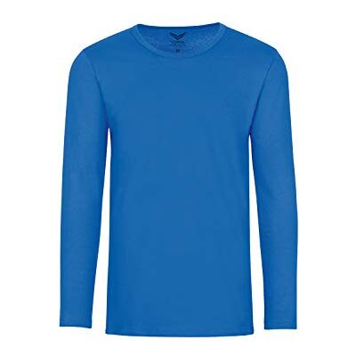 Trigema Long Sleeve Shirt, Electric-blue Trigema Long Sleeve Shirt, Electric-blue