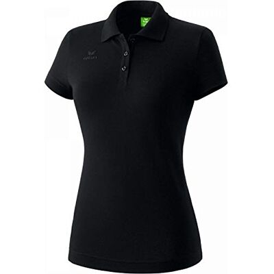 Erima Women's's Casual Basics Teamsports Polo Shirt, Black, Size 36 Erima Women's's Casual Basics Teamsports Polo Shirt, Black, Size 36