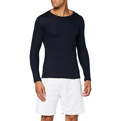 Trigema Men's Long-Sleeved Shirt 602501 (602501) navy plain, size: m Trigema Men's Long-Sleeved Shirt 602501 (602501) navy plain, size: m
