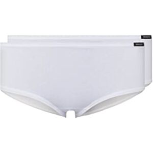 Skiny Women's Advantage Cotton Panties Pack of 2 (Advantage Cotton Panty 2er Pack) White (WHITE 0500) Plain, size: 42 Skiny Women's Advantage Cotton Panties Pack of 2 (Advantage Cotton Panty 2er Pack) White (WHITE 0500) Plain, size: 42