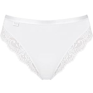 Sloggi Women's Romance Tai Brief, White, Size 14 Sloggi Women's Romance Tai Brief, White, Size 14