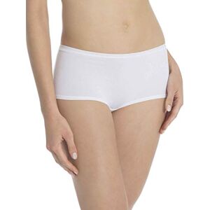 Calida Women's Comfort Pants Cotton and Elastane in a Simple Look (Panty Comfort) White (white 001) Plain, size: 50 Calida Women's Comfort Pants Cotton and Elastane in a Simple Look (Panty Comfort) White (white 001) Plain, size: 50