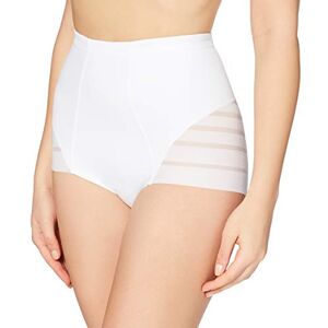 DIM Women's High Waist Diam's Control Medium Flat Tummy Effect Briefs x 1, White, XL DIM Women's High Waist Diam's Control Medium Flat Tummy Effect Briefs x 1, White, XL