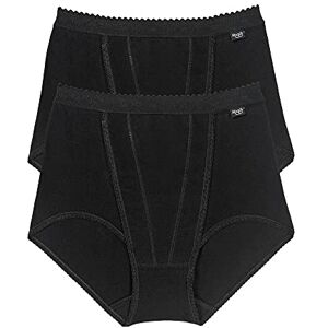 Sloggi Control Maxi Slip for Women, 2-Pack, Black, 18 Sloggi Control Maxi Slip for Women, 2-Pack, Black, 18