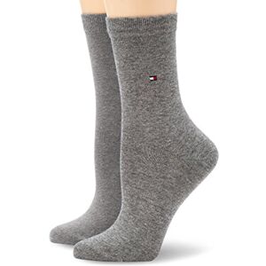 Tommy Hilfiger Women's Casual Socks (Pack of 2) (Socks Casual Socks) Middle grey (middle grey blend) Blickdicht, size: 35-38 Tommy Hilfiger Women's Casual Socks (Pack of 2) (Socks Casual Socks) Middle grey (middle grey blend) Blickdicht, size: 35-38