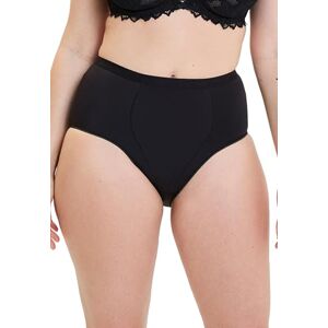 Sans Complexe Women's Plain unicolor Girdle Black Black 12 (Brand size: 38/40) Sans Complexe Women's Plain unicolor Girdle Black Black 12 (Brand size: 38/40)