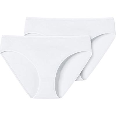 Schiesser Women's Boxer Briefs White Weiß (weiss 100) 22 Schiesser Women's Boxer Briefs White Weiß (weiss 100) 22