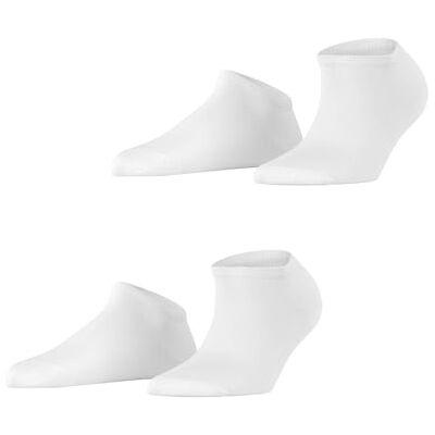 ESPRIT Ladies’ Trainer Socks, Double Pack Basic White (White 2000) Plain Blickdicht, size: 39/42 ESPRIT Ladies’ Trainer Socks, Double Pack Basic White (White 2000) Plain Blickdicht, size: 39/42
