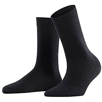 FALKE Women's Soft Merino Socks, Breathable, Climate Regulating, Odour-Inhibiting, Wool, Cotton, Reinforced Flat Seam for Pressure-free Toes, Business, Everyday Wear, 1 Pair FALKE Women's Soft Merino Socks, Breathable, Climate Regulating, Odour-Inhibiting, Wool, Cotton, Reinforced Flat Seam for Pressure-free Toes, Business, Everyday Wear, 1 Pair