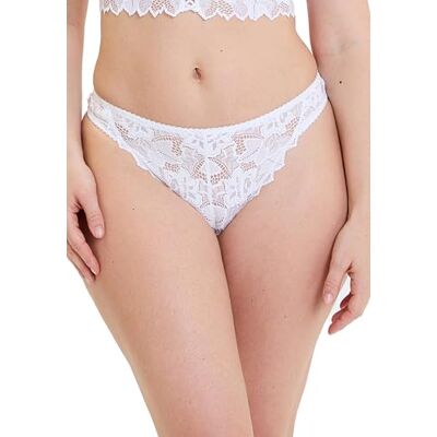 Sans Complexe Women's Plain or unicolor String White White 20 (Brand size: 46/48) Sans Complexe Women's Plain or unicolor String White White 20 (Brand size: 46/48)