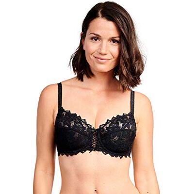Sans Complexe Women's Arum 70564 Classic Underwired Bra., black, 95E Sans Complexe Women's Arum 70564 Classic Underwired Bra., black, 95E