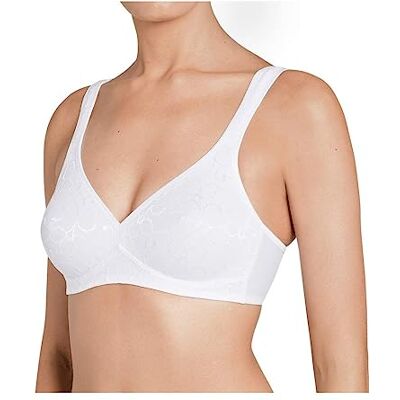 Triumph Women’s Non-Wired Bra, Elegant Cotton N Non-Wired 80B Triumph Women’s Non-Wired Bra, Elegant Cotton N Non-Wired 80B