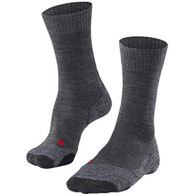 FALKE TK2 Explore Women's Hiking Socks Synthetic 1 Pair Grey (Asphalt Melange 3180), 39-40 (UK 4-7) FALKE TK2 Explore Women's Hiking Socks Synthetic 1 Pair Grey (Asphalt Melange 3180), 39-40 (UK 4-7)