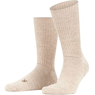 FALKE Walkie Ergo U So Socks for Men, Opaque (Walkie Ergo U So) Beige (Sand Melange 4490), size: 37-38 FALKE Walkie Ergo U So Socks for Men, Opaque (Walkie Ergo U So) Beige (Sand Melange 4490), size: 37-38