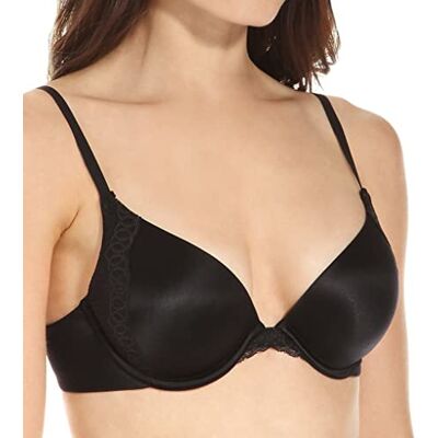 Maidenform Natural Boost Demi Push-Up Women's Bra Black 36C Maidenform Natural Boost Demi Push-Up Women's Bra Black 36C