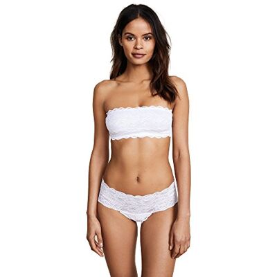 Cosabella Women's Say Never Flirtie Bandeau Bra Opaque, White (white), S Cosabella Women's Say Never Flirtie Bandeau Bra Opaque, White (white), S