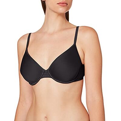 Sassa Women's Bügel-BH vorgeformt Full Cup Plain Everyday Bra, Black (Schwarz 00500), 36C (Manufacturer size:80C) Sassa Women's Bügel-BH vorgeformt Full Cup Plain Everyday Bra, Black (Schwarz 00500), 36C (Manufacturer size:80C)