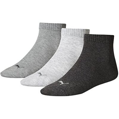 PUMA Invisible Unisex Sports Socks, Pack of 3, 251025 39-42 PUMA Invisible Unisex Sports Socks, Pack of 3, 251025 39-42