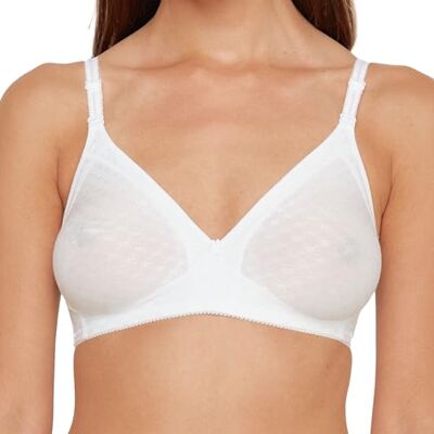 Susa Women's Non WirDD Bra White Weiß (003) 34C (Brand size : 75C) Susa Women's Non WirDD Bra White Weiß (003) 34C (Brand size : 75C)