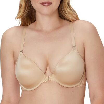 Maidenform Women's Pure Genius T.back Plain Everyday Bra, Beige, 38DD (Manufacturer Size: 100E) Maidenform Women's Pure Genius T.back Plain Everyday Bra, Beige, 38DD (Manufacturer Size: 100E)