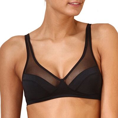 DIM Women's Generous Plain or unicolor Bra, Black Black, 36D (Manufacturer size:95D) DIM Women's Generous Plain or unicolor Bra, Black Black, 36D (Manufacturer size:95D)