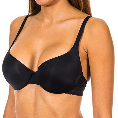 DIM Women's INVISIFIT Bra, Black, 32BB DIM Women's INVISIFIT Bra, Black, 32BB