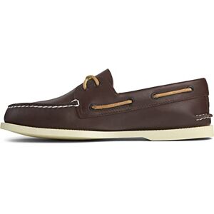 Sperry Men's A/O 2-Eye Wash. Lea Taupe Boat Shoes, Smooth Brown, 45 EU Sperry Men's A/O 2-Eye Wash. Lea Taupe Boat Shoes, Smooth Brown, 45 EU