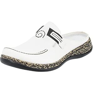 Rieker women's 46393 clogs, White Bianco 80, 37 eu Rieker women's 46393 clogs, White Bianco 80, 37 eu