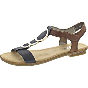Rieker women 64278 sandals, blue combi (pacific / amaretto / 16), 36 EU Rieker women 64278 sandals, blue combi (pacific / amaretto / 16), 36 EU