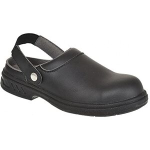 Portwest Steelite FW82BKR44 Safety Clog SB AE WRU Size 10 Black Portwest Steelite FW82BKR44 Safety Clog SB AE WRU Size 10 Black